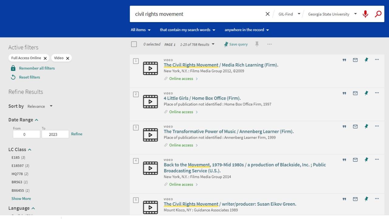 Streaming service with interactive content discovery and personalized ...